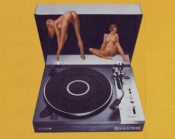 Spin It- 12x12 Collage Art Paper Print