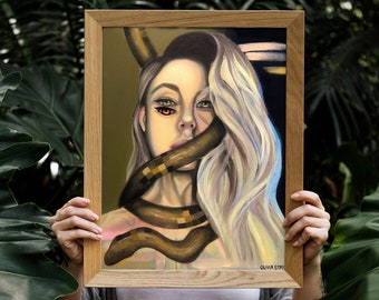 Odyssey of the Serpent - Art Print Paper or Canvas