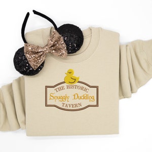 Tangled Snuggly Duckling embroidered Crewneck, Rapunzel shirt, Snuggly Duckling tshirt, Disney Sweatshirt, Disney Crew, Disney Crewneck