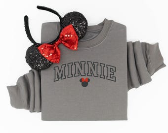 Minnie embroidered Tshirt, Fab 5 shirt, Minnie t-shirt, Minnie top tank, Minnie tshirt, Disney tshirt, Disney Tanktop