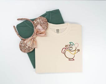 Gus Gus embroidered Tshirt, Gus Gus sweatshirt, Cinderella embroidered crewneck, Princess t-shirt, Disney Sidekick Shirt, Disney Tank top