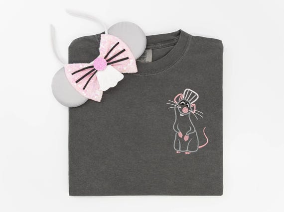Remy embroidered Tshirt, EPCOT shirt, Remy t-shirt, Ratatouille Sweatshirt, Disney Pixar t-shirt, Ratatouille Ride Shirt, Disney Tanktop
