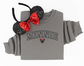 Minnie embroidered Tshirt, Fab 5 shirt, Minnie t-shirt, Minnie top tank, Minnie tshirt, Disney tshirt, Disney Tanktop