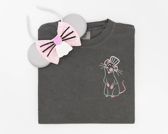 Remy embroidered Tshirt, EPCOT shirt, Remy t-shirt, Ratatouille Sweatshirt, Disney Pixar t-shirt, Ratatouille Ride Shirt, Disney Tanktop