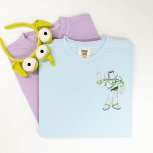 Toy Story Buzz Lightyear embroidered Sweatshirt, Toy Story embroidered shirt, Buzz t-shirt, Pixar Shirt, Pixar Pier shirt, Disney Tanktop