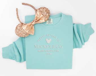 Mickey & Co embroidered Tshirt, Return to Mickey t-shirt, Disney vacation Shirt, Mickey tshirt, Disney tshirt, Disney Tanktop