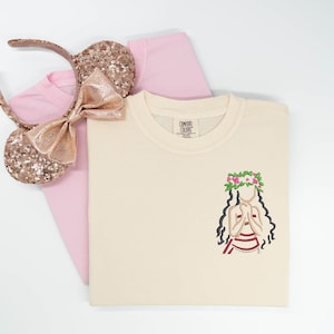 Moana embroidered Tshirt, Moana embroidered shirt, Moana t-shirt, Disney Princess Shirt, Disney tshirt, Disney Tanktop