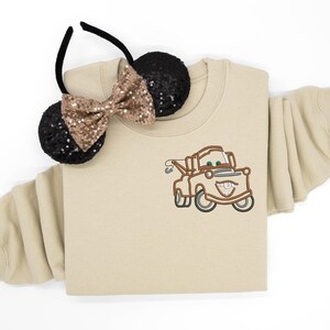 Tow Mater embroidered Tshirt, Disneyland cars shirt, Cars t-shirt, Mater Crewneck, Pixar Sweatshirt, Disney tshirt, Disney Tanktop