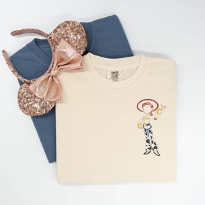 Toy Story Jessie embroidered Tshirt, Toy Story embroidered shirt, Jessie t-shirt, Pixar Shirt, Disney tshirt, Disney Tanktop