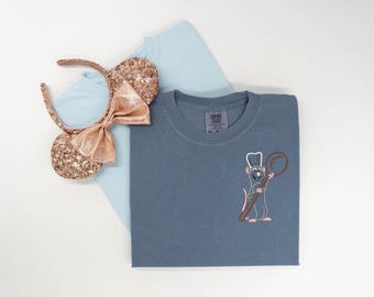 Remy embroidered T-shirt, EPCOT sweatshirt, Remy t-shirt, Ratatouille Shirt, Disney tshirt, Ratatouille Ride Shirt, Disney Tanktop