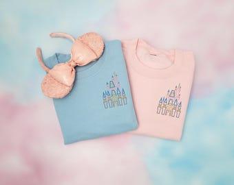 Walt Disney World Castle embroidered shirt, Cinderella Castle t-shirt, Disney Princess sweatshirt, Disney t-shirt, Disney Tanktop