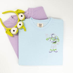 Toy Story Buzz Lightyear embroidered Sweatshirt, Toy Story embroidered shirt, Buzz t-shirt, Pixar Shirt, Pixar Pier shirt, Disney Tanktop