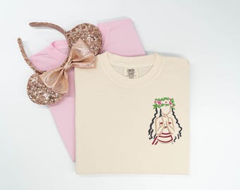 Moana embroidered Tshirt, Moana embroidered shirt, Moana t-shirt, Disney Princess Shirt, Disney tshirt, Disney Tanktop