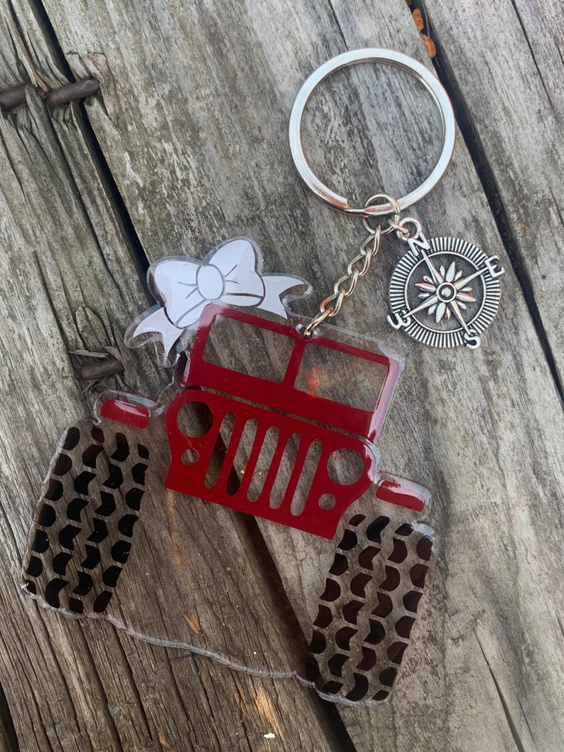 Personalized Jeep Key Chain Off Road Vehicle Key chain Etsy