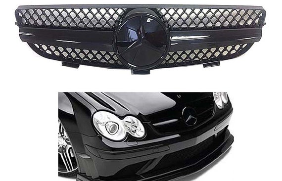 2003 2004 2005 2006 2007 2008 2009 CLK AMG style grille black-chrome with star factory replacement brand new CLK320 CLK230 CLK350 CLK500 2003 2004 2005 2006 2007 2008 2009 CLK AMG style grille black-chrome with star factory replacement brand new CLK320 CLK230 CLK350 CLK500