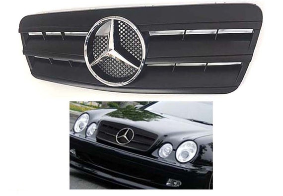2003 2004 2005 2006 2007 2008 2009 CLK AMG style grille black-chrome with star factory replacement brand new CLK320 CLK230 CLK350 CLK500 2003 2004 2005 2006 2007 2008 2009 CLK AMG style grille black-chrome with star factory replacement brand new CLK320 CLK230 CLK350 CLK500