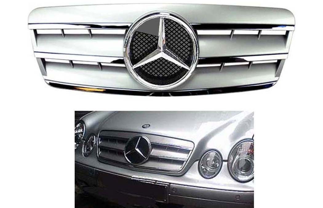 2003 2004 2005 2006 2007 2008 2009 CLK AMG style grille black-chrome with star factory replacement brand new CLK320 CLK230 CLK350 CLK500 2003 2004 2005 2006 2007 2008 2009 CLK AMG style grille black-chrome with star factory replacement brand new CLK320 CLK230 CLK350 CLK500