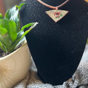 Hibiscus Sea Pottery Pendant