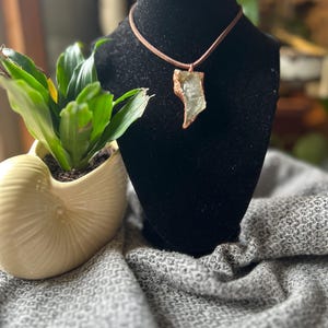 Aqua Slag/ Seaglass Pendant