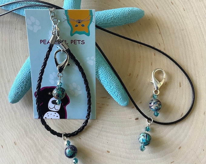 Matching pet and owner healing jewelry set. Pet and owner bracelet or necklace set. Crystal, gemstone pet and owner sets.