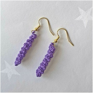 Spiral Earrings crochet pattern, suitable for beginners