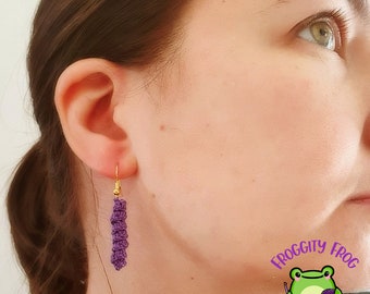 Spiral Earrings crochet pattern, suitable for beginners