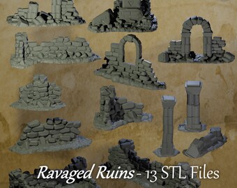 Temple Ruin Etsy