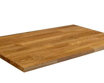 Oak Worktop 1m 2m 3m 4m x 28mm depth - Premium Solid Wood Kitchen Countertop - Real Oak Worktops