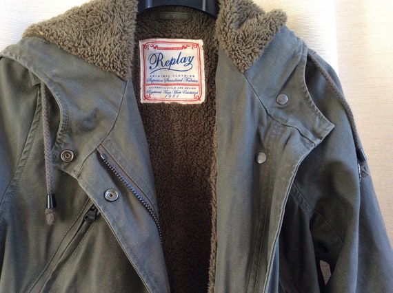 Replay jacket sz M