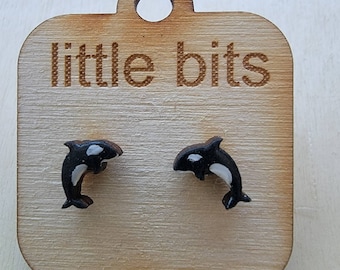 Small Post Orca Earrings