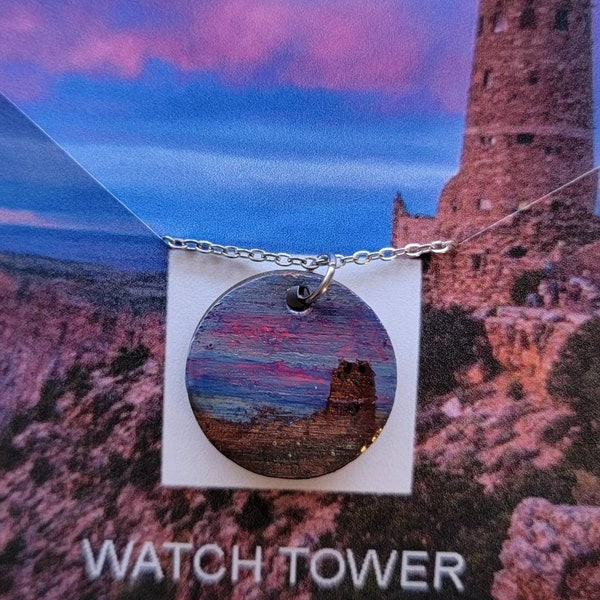 National Park Grand Canyon Watchtower Necklace