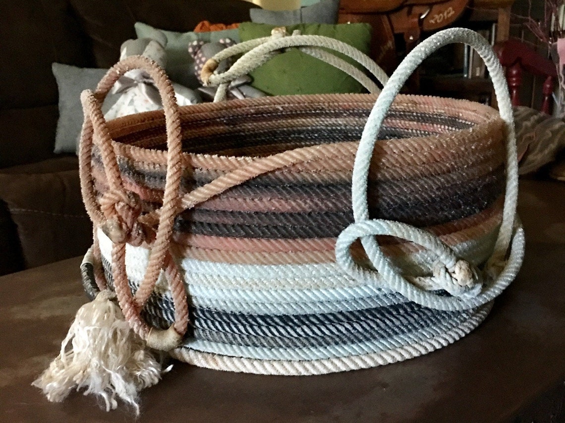 Rope Basket Etsy