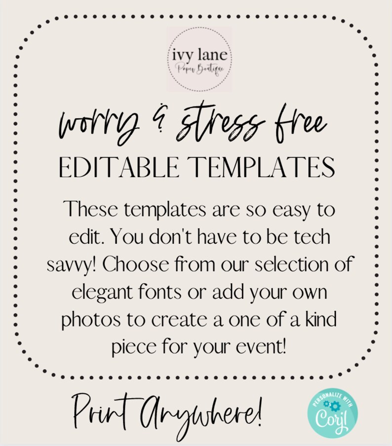 SOFIA Printable Address Label Template, Editable Recipient Address Label, DIY Envelope Address