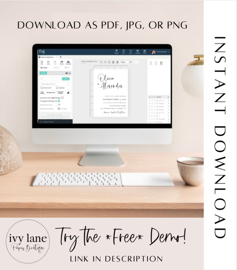 SOFIA Printable Address Label Template, Editable Recipient Address Label, DIY Envelope Address