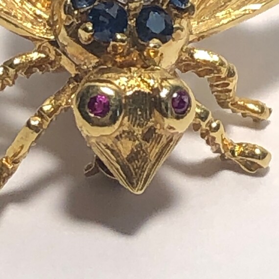 Rare Large 18k Herbert Rosenthal Ruby, Sapphire, … - image 3