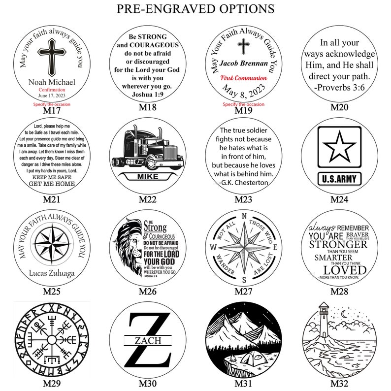 Personalized Compass, First Communion Gift, Confirmation Gift, Baptism Gift, Religious Gift, Personalized Compass, Custom Engraved Compass image 9