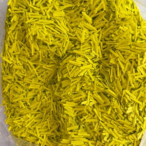 Forged Carbon Yellow Fiberglass Chopped 30 Grams