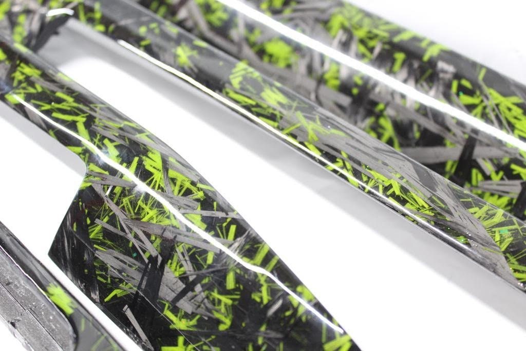 DIY Carbon Fiber Kit With Real Chopped Carbon Fiber and Lime