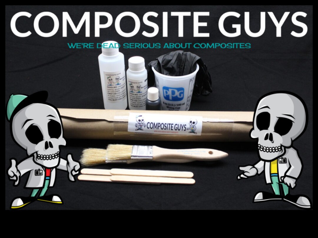 Real Carbon Fiber Fabric 12x50 Skinning Laminating Starter Kit 2x2