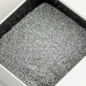 Silver Bells || Ultra Fine Polyester Glitter, Opaque, Solvent Resistant