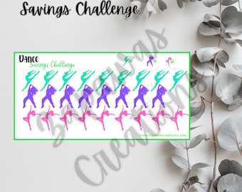 Dance Savings Challenge | Digital Download | Cash Budgeting