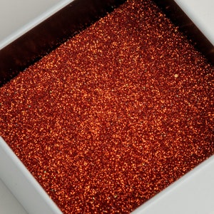 Copper Fury || Ultra Fine  Polyester Glitter, Opaque, Solvent Resistant