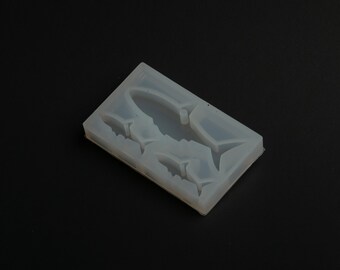 || de moisissure de la famille Shark || de moulage en silicone || de moisissure animale Moule familial