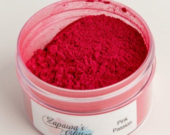 Paixão Rosa || Mica em pó || Rosa com tonalidade vermelha