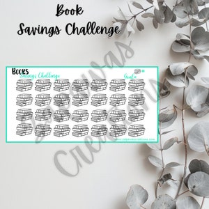 Books Savings Challenge | Digital Download | Cash Budgeting