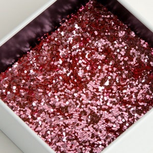 Pink Chiffron || Chunky Polyester Glitter, Opaque, Solvent Resistant