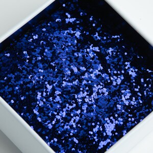 Cobalt || Blue Glitter || Chunky Glitter || Polyester Glitter || Solvent Resistant