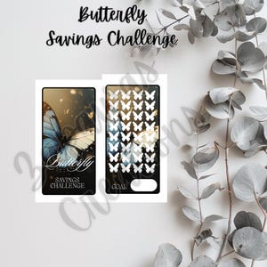 Butterfly Savings Challenge | Digital Download | Cash Budgeting | PDF