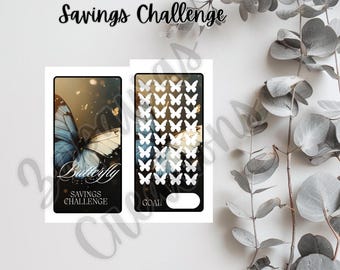 Butterfly Savings Challenge | Digital Download | Cash Budgeting | PDF