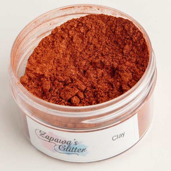 Clay || Mica Powder || Brown Pigment || Resin Pigment || 1oz Jar